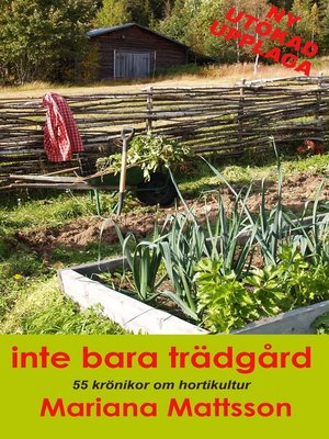 cover image of Inte bara trädgård